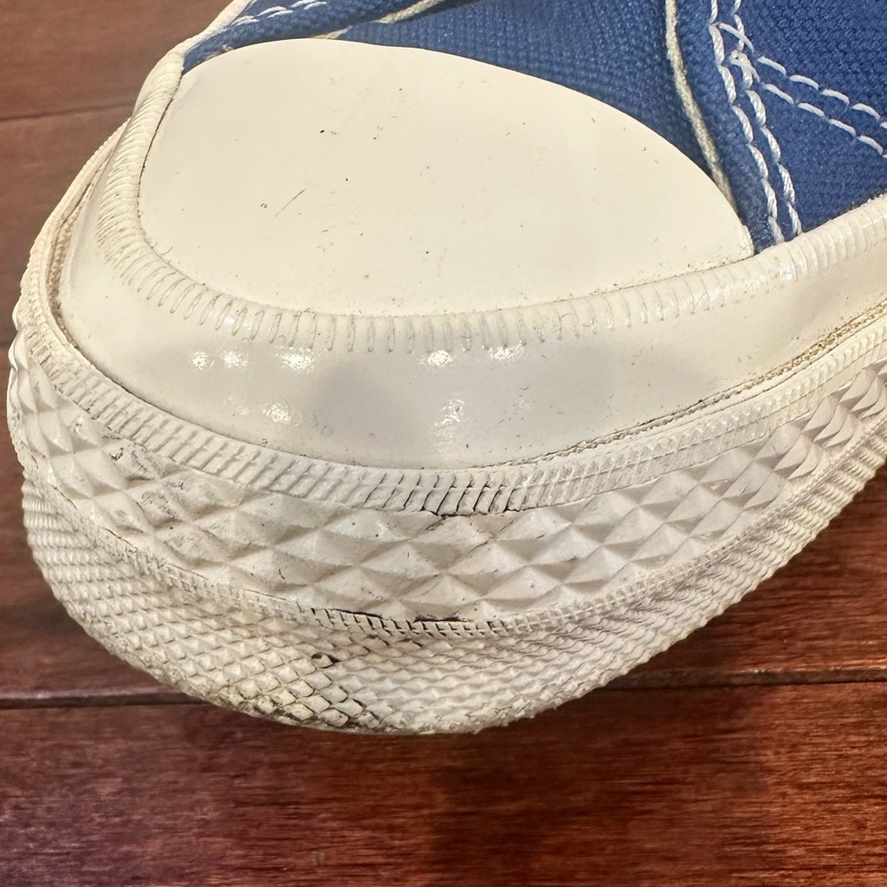 Converse x Comme des Garçons Blue and White Sneakers - Picture 14 of 16